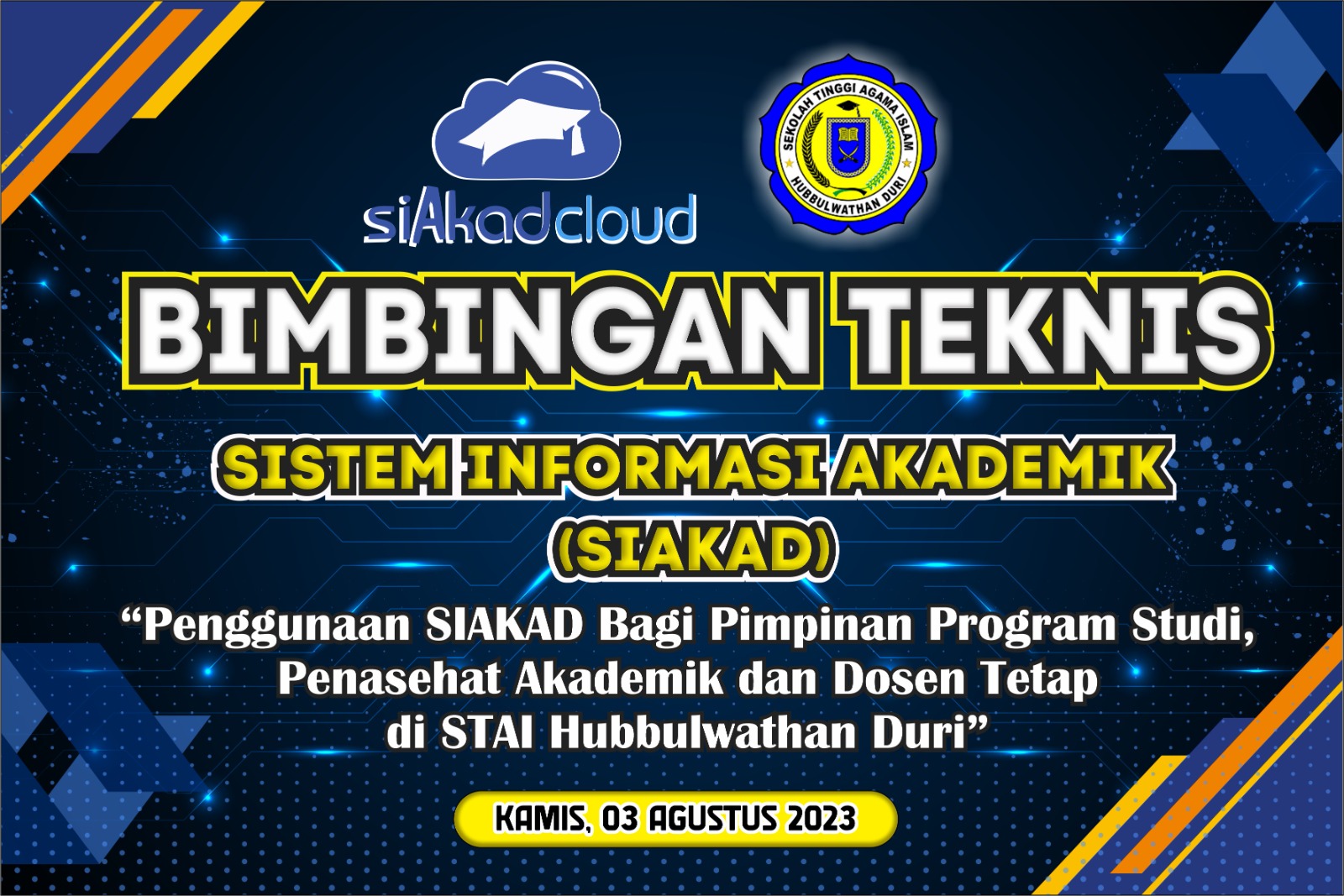 Bimbingan Teknis Sistem Informasi Akademik (SIAKAD) STAI Hubbulwathan Duri